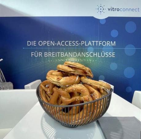 Verpflegung am vitroconnect Stand 
